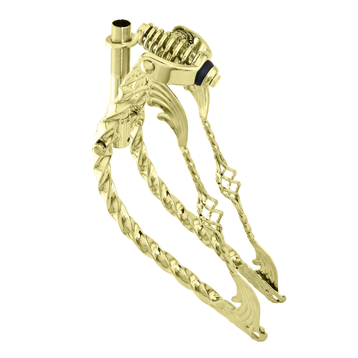 20 Lowrider Bent Square Twisted Spring Fork 1 Inch...